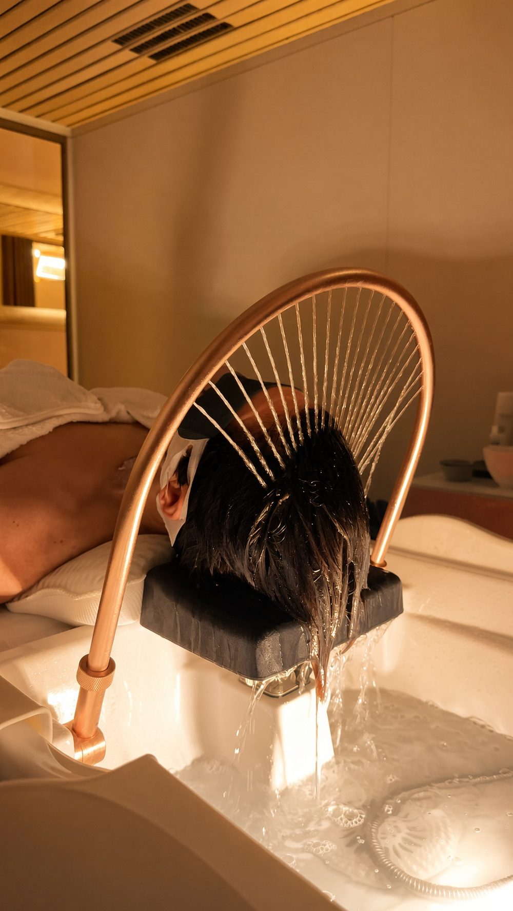 Rituale Head Spa con cascata d’acqua